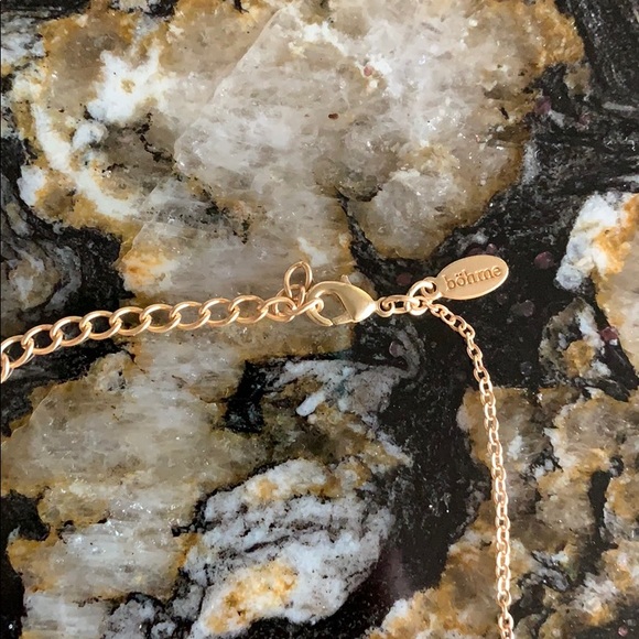 Böhme Textured Gold Coin Pendant Necklace - Picture 3 of 4